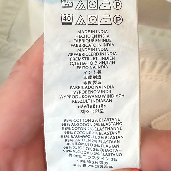 Michael Kors Off-White Pants Parker Slim Fit 30x32 - Picture 7 of 8